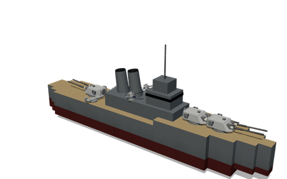 Block-built cruiser